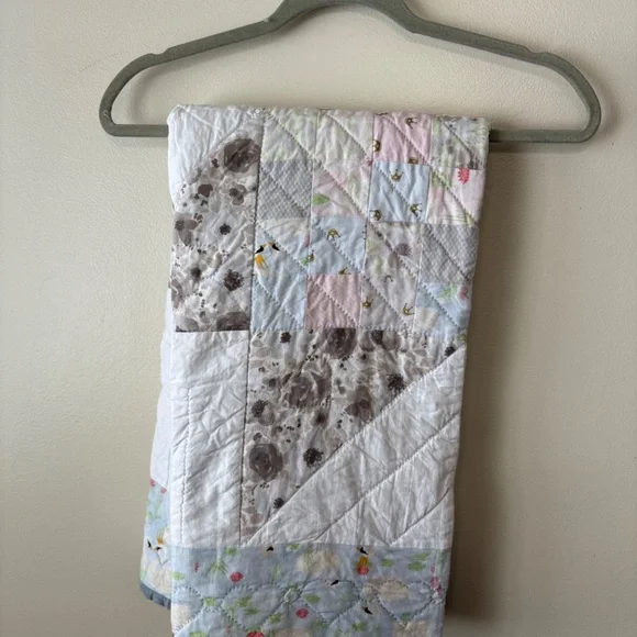 Hand Stitched Baby Quilt - Picture 2 of 12